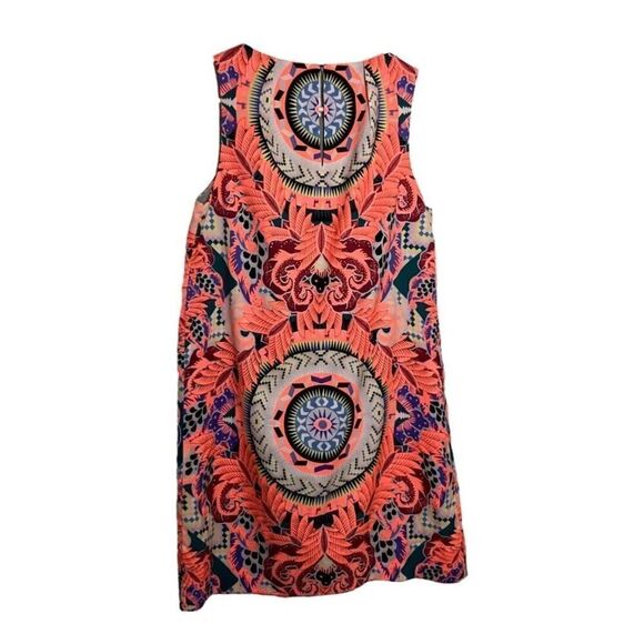 Mara Hoffman Shift Dress Geometric Print Neon Pink US Womens Size S - Picture 9 of 9